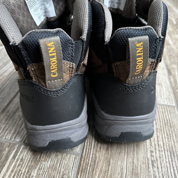 Carolina Boots Men's 11.5D  8" Waterproof Work Brown Leather Fabric Lace CA5053 - Picture 10 of 10